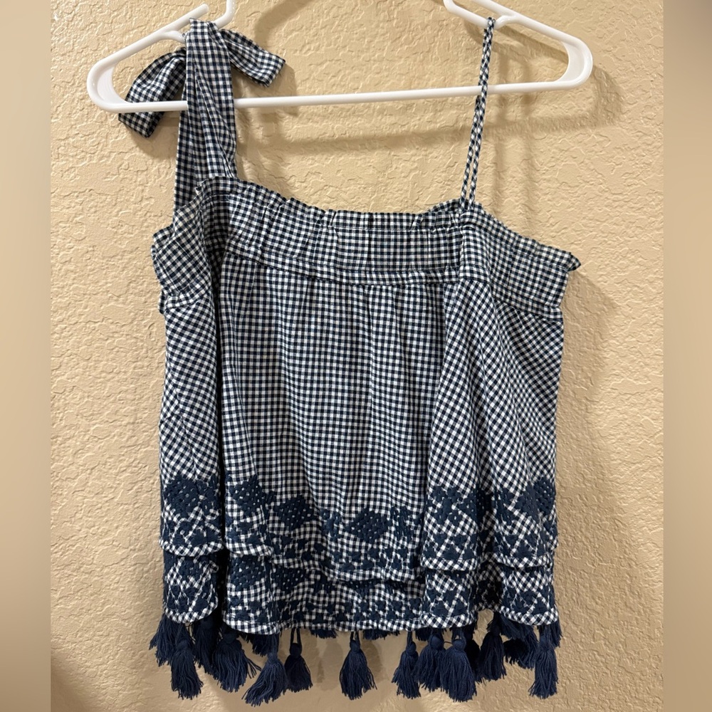 Free People Gingham Tank